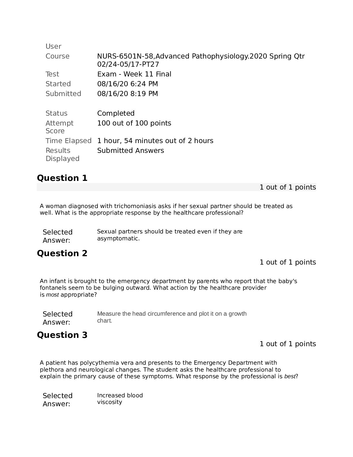 NURS-6501N-58,Advanced Pathophysiology.2020